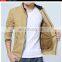 2020 autumn and winter youth plus velvet overalls men's loose cotton jacket customization