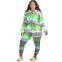 Wholesale Custom Pattern Fashion Cute Sports Long-sleeved Colorful Casual Sports Hooded Sweater Plus Size Jogging Suit Pullover