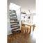 High Quality Tan Brown Stairs Staircase Design Classic Granite Stairs