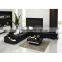 Modern Living Room Sectional 6 Set Furniture Red Leather Adjustable Sofas