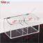 Crystal 3 Conjoined Cotton Box Multifunctional Transparent Makeup Remover Cotton Storage Box