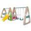 Tree model kids playhouse with slide toys for kids playground