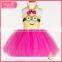 Halter Top Fuchsia Puffy Tutu Gauze Dress Halloween Costume