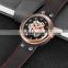 SKONE 9504G Big Watches For Men Fashionable Original Luxury Japan Quartz Unique Leather Band Branded Watch