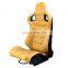 Adjustable Beige  PVC Universal car use sport racing seats