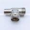 stainless steel accessories bulkhead union tee pipe fitting of high quality ISO9001