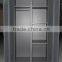 Folding Colors Modern Metal Bedroom Wardrobe Closet with Mirror/ Steel Godrej Almirah Designs with Price/ Steel Cupboard (DL-S3)