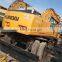 Cheap Hyundai 130w-5 wheel excavator
