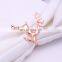 Home Accessories Party Supplies Rings Christmas Table Decoration Gold Buckle Cute Animal Thankful Deer Napkin Ring Holder