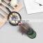 Small Car Trailer Key Dream Catcher Indian Peacock Feather Pendant Dream Catcher Home Accessories Black Cotton Ring Pendants