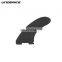 UNDERICE Side Fin Quick-Click  Black Classic Single Fin For Inflatable Paddle Board and Longboard