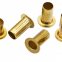 Brass hollow rivet Electric and electrical conductive rust-proof lengthened corns stud M3*9 over hole full hollow rivet