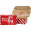 Luxury Custom Eco Friendly Color Printing Gift Candle Craft Jewelry Corrugated Carton red Paper Packaging Shipping Mailer Box