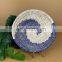 Blue Sea Seagrass Wall Decoration Woven Piece Of Art Decor Natural Weave Placemat Fruit Tray Wholesale