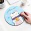 custom printing non slip rubber mouse pad office mouse pad round mouse pad