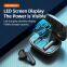 LB8 Kopfh?rer mit LED-Anzeige, kabelloser Handsfree-Sportkopfh?rer, wasserdicht, Ger?uschreduktion, Stereo, Touchsteuerung, TWS kabelloses Gaming-Headset