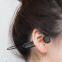 G1 True Bone Conduction Earphone Waterproof Wireless Headphone with Microphone Sports Not-In Ear Headset for Android