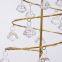 LED Desk Table Lamps Christmas Tree Lights Spiral Crystal Xmas Glass Decoration Lamp For Home Xmas Holiday Night lights