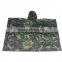 Manufacturer wholesale woodland camouflage pattern poncho / cloak poncho