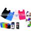 Smart silicone cell phone credit card holder
