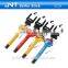 Wholesale cartoon wired selfie stick monopod,OEM offered QC24