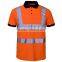 short sleeve high visibility reflective polo shirt