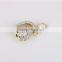 Fancy Silver Hip Pop Bottle Pendant Micro Setting AAA White Zircon 10k Gold Plated
