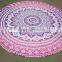 Mandala printed round beach towel 72 inch roundies wholesale