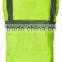 workwear Roadway Warning hi vis yellow Reflective reversible safety Vests with high visibility straps