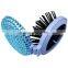 Girls Travel Folding Hair Brush with Mirror Pocket Size Comb