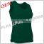 Women's high quality basic stringer singlet solid color sports tank top