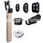 3 in 1 magnetic Fish Eye Macro Wide Angle Mobile Camera lens for iPhone, camera lens cover for mobile phone