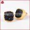 Fashion Elegant 18K Yellow Gold Cubic Druzy Stud Zirconia Earrings