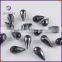 China Wholesale 13*18 mm facets teardrops black zircon stone