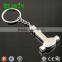 New Design 3D alloy OEM mini hammer keyring