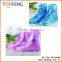 Fashion Waterproof Shoes Cover Rain Snow Reusable Protective Shoes Covers for Women Men Kids