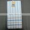 China Yarn Dyed checked or striped cotton kitchen tea towels with washing treatment