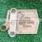 solid wood handle flat beer bottle opener