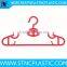 36cm Standard Plastic Adult Beige Velvet Hangers Clothes Hanger