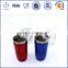 New style design double wall stainless steel straw cup/travel mug