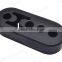 Exhaust Rubber Hanger Bracket Bushing Support Universal 4 Hole Exhaust Rubber Mount Mounting Hanger