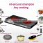 2 burner electric stove 4000W appliance clean glass cook top glass ceramic cooking plate