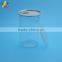 650ml transparent easy open plastic food packaging tubes ring pull lid