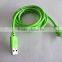 Candy color micro smart phone cable