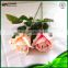 pretty popular fashion colorful lifelike artificial valentine rose with high quality