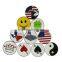 Custom printing golden golf ball marker