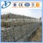 Galvanized hexagonal wire netting gabion box, the stone cage nets for perimeter security and defence walls