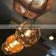 Gold Etch Web Pendant Lights with Stainless steel Material for Projects