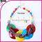 High Quality 2015 Fashion Statement resin Necklace Fashionable Chunky Necklace