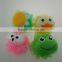 Cartoon exfoliating bath mesh sponge shower ball wash scrubberSLS006-01